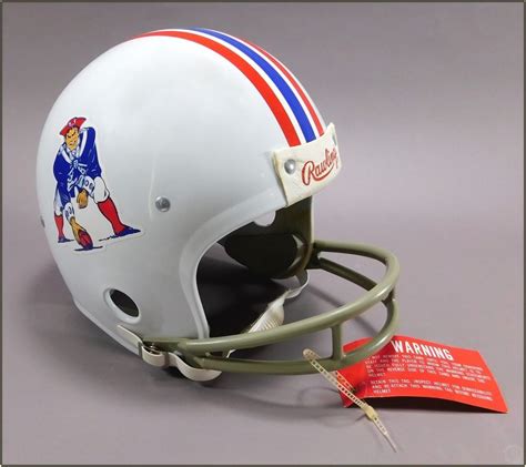 Vintage Pro Spec New England Patriots Football Helmet by Rawlings, Size ...