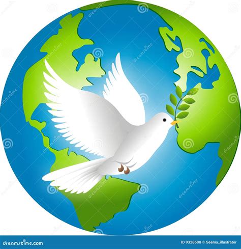 Peace on earth stock illustration. Illustration of green - 9328600