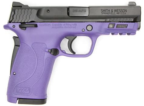 Smith & Wesson Shield EZ 380 Purple Passion Edition 380 ACP Pistol - Hyatt Custom, PP11663, 11663