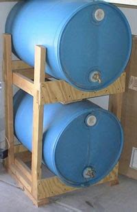 DIY: Horizontal Storage of 55 gal. Water Barrels - Utah Preppers