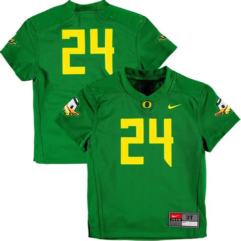 Nike #24 Oregon Ducks Toddler Green Replica Football Jersey