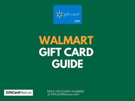 Walmart Gift Card - Where to Buy, Balance, FAQs - GiftCardRescue.com