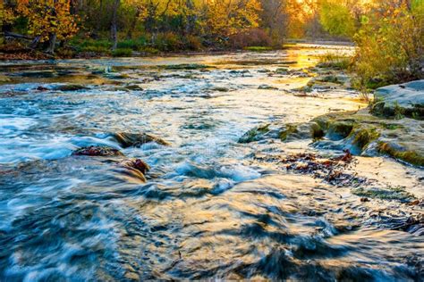 Hocking River in Ohio stock image. Image of state, october - 75323299