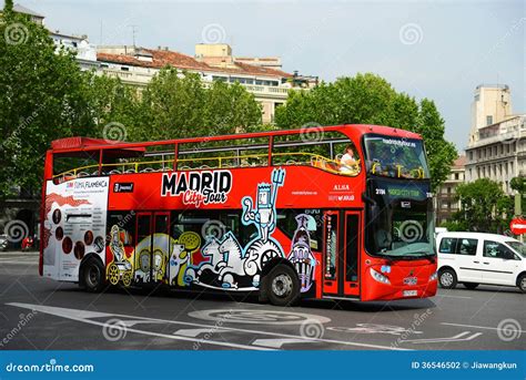 Madrid City Tour Bus, Madrid, Spain Editorial Photography - Image of ...