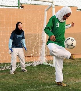 Saudi Women playing soccer | Photo Credit: MidEast Soccer bl… | Flickr