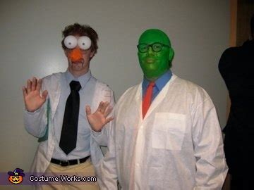 The Muppet Show Beaker and Dr. Bunsen Honeydew Costumes