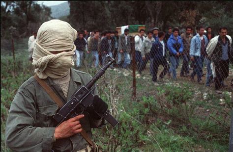 Algerian Militiaman cooperating with the Government against terrorists during the 1990’s ...