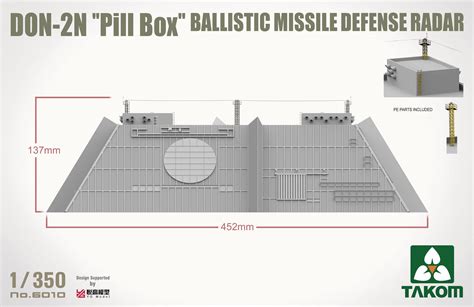 Don-2N Pill Box Ballistic Missile Defense Radar w/A-235 Anti-Ballistic ...