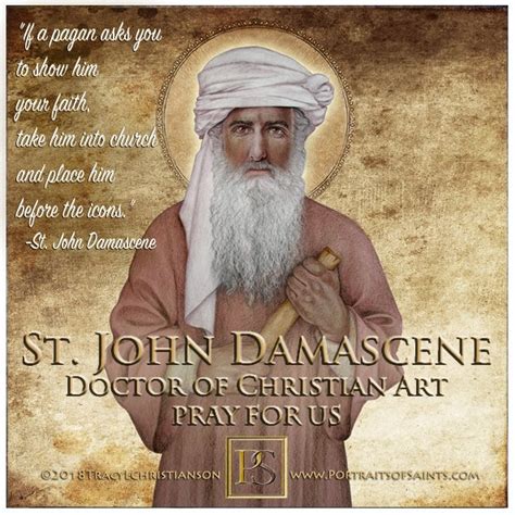 Happy Feast Day Saint John Damascene... - Portraits of Saints