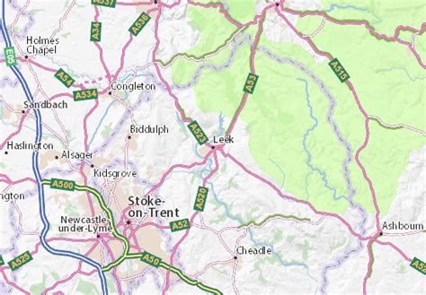 MICHELIN Leek map - ViaMichelin