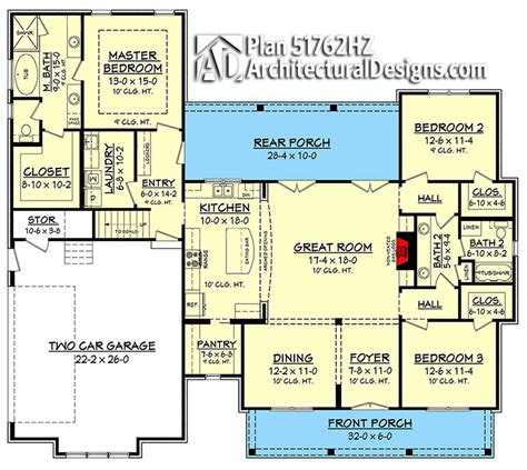 Modern Farmhouse Floor Plans 4 Bedroom | Floor Roma