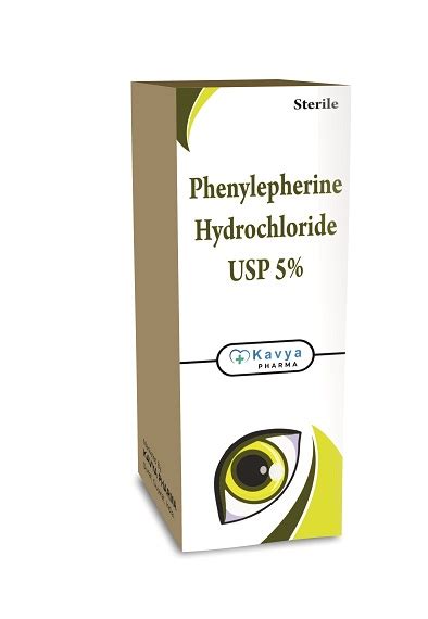 Phenylepherine Hydrochloride Eye drops supplier - Kavya Pharma