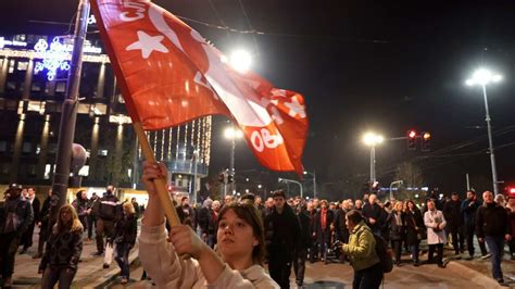 Protests against alleged election fraud continue in Serbia despite ...