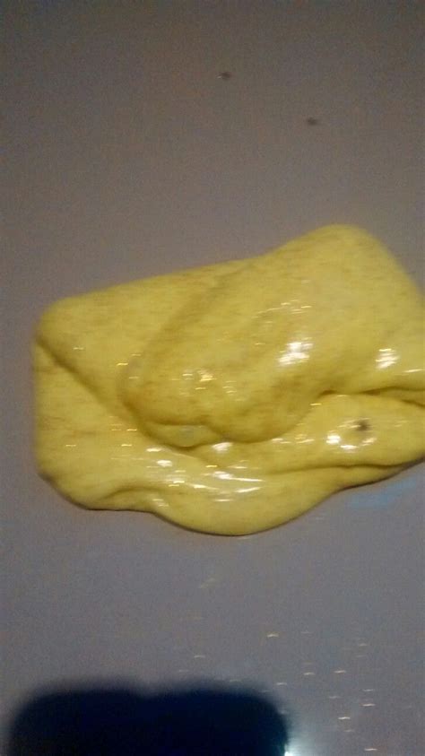 Yellow slime with glitter and confetti | Yellow slime, Slime, Confetti