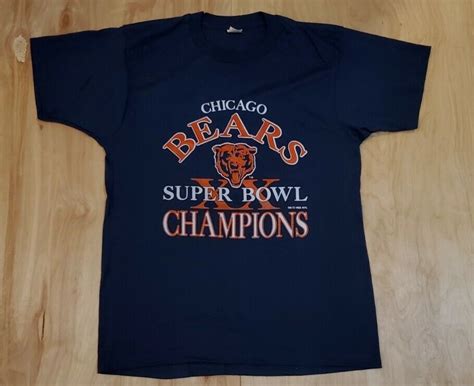 Original 80's Vintage Chicago Bears 1985 Super Bowl C… - Gem