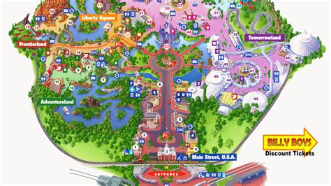 Map Of Walt Disney World Theme Parks - Theme Choices