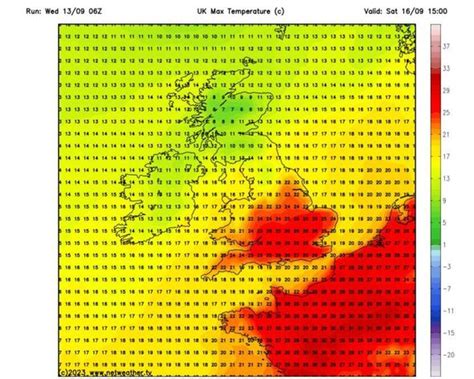 UK heatwave: New maps turn red as Britain to boil again with scorching ...