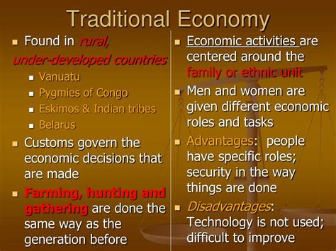 💐 Disadvantages of traditional economy. What are 3 disadvantages of a traditional economy?. 2023 ...