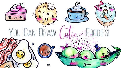 You Can Draw Cute Foods! In 2 Simple Steps | Yasmina Creates | Skillshare