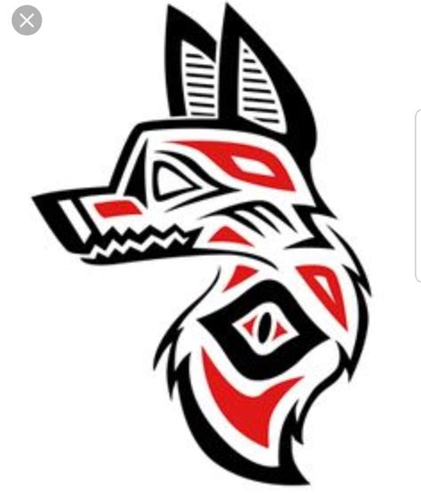 Native fox | Haida art, Native american symbols, Pacific northwest art