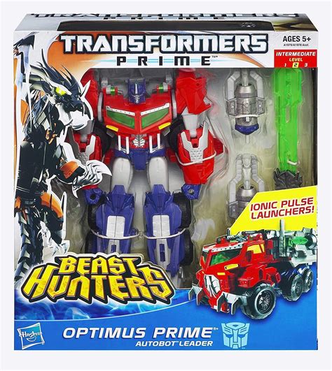 Transformers Prime Beast Hunters Voyager Class Optimus Prime Figure ...