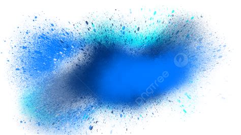 Spray Paint Splatter Blue