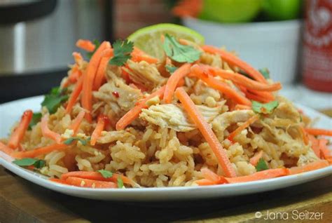 Instant Pot Thai Chicken Rice Bowls - Free Style in KItchen