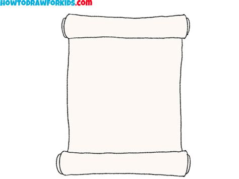 How to Draw a Scroll - Easy Drawing Tutorial For Kids