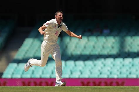 Josh Hazlewood is pumped after bowling a peach to get rid of Cheteshwar ...