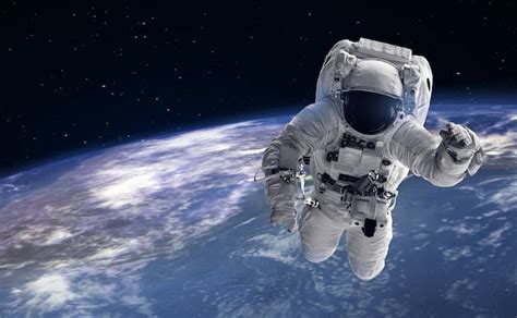 Astronaut Floating In Space