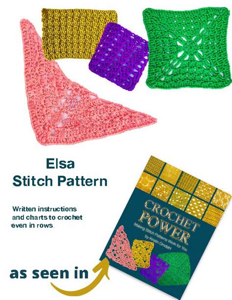 Elsa Stitch Pattern Free Crochet Download | Kristin Omdahl