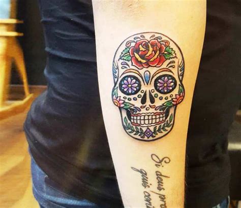 Sugar Skull tattoo by Jackson Ayala | Photo 24127