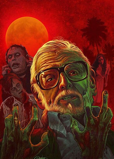 GEORGE ROMERO ZOMBIE GODFATHER | Horror movie art, Horror posters ...