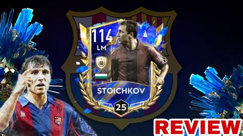 114 MAX RATED STOICHKOV DETAILED REVIEW AND GAMEPLAY || ONLY DRIBBLE NO GOALS ? || FIFA MOBILE ...