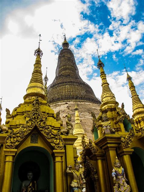 Myanmar Temples In The Summer Editorial Photo - Image of history, brick ...