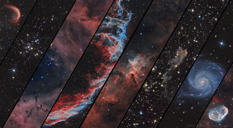 I made an 8K wallpaper of some of my favorite Deep Sky Objects I've photographed throughout 2019 ...