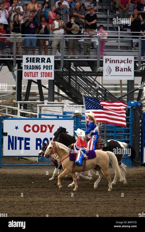 Cody Nite Rodeo Wyoming USA Stock Photo - Alamy