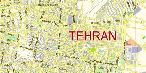 Tehran Map