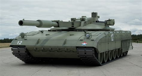 russian t14 armata battle tank 3d 3ds