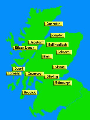 Castles in Scotland - the Scottish fortresses