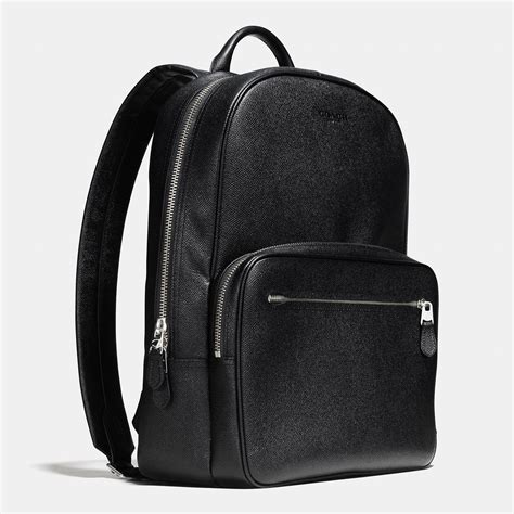 Lyst - Coach Hudson Backpack In Crossgrain Leather in Black for Men