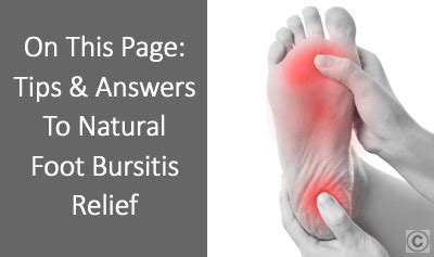 Natural Treatment for Bursitis Foot Pain | OSMO Patch US