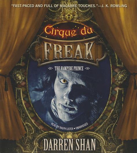 Cirque Du Freak: Saga of Darren Shan: The Vampire Prince (Audiobook ...