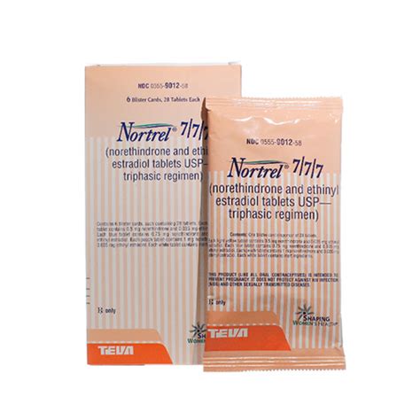 Buy Nortrel 7/7/7 (Norethindrone and Ethinyl Estradiol) Birth Control Online, Get Free Delivery ...