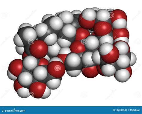 Rebaudioside A Molecule. One Of The Main Steviol Glycosides Found In Stevia Plants, Used As ...