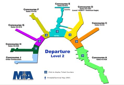 Povolení Bobule Centralizovat miami international airport map robot ...