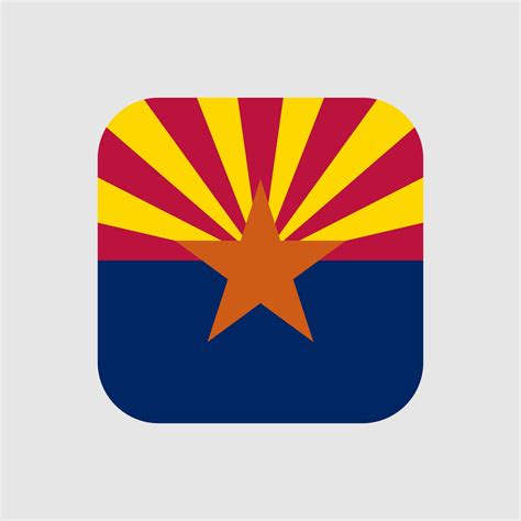 Arizona state flag. Vector illustration. 11141763 Vector Art at Vecteezy