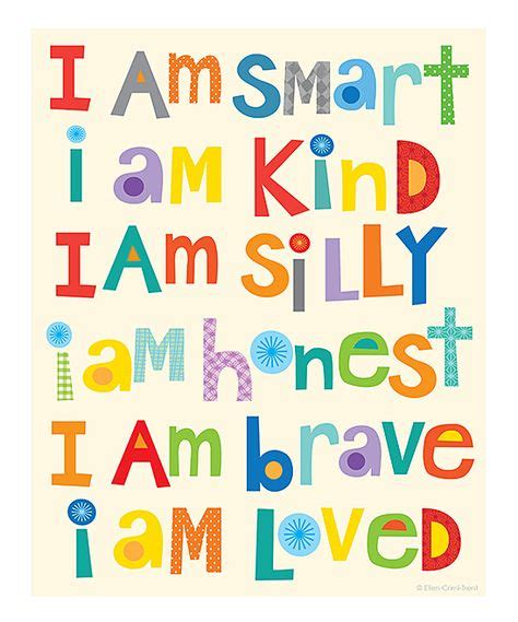 'I am Smart' Wall Art | Art wall kids, Smart nursery, Quotes for kids