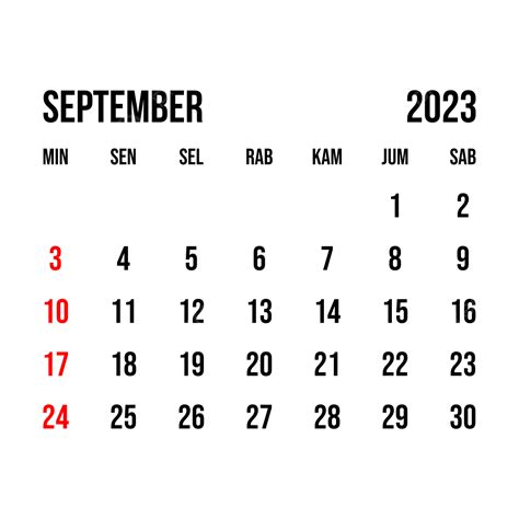 Kalender 2023 Vector Hd Images, Kalender September 2023, Kalender ...