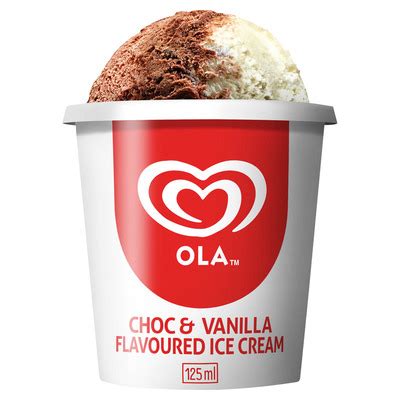 Ola Choc & Vanilla Ice Cream 125ml | PnP